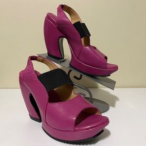 John Fluevog Prepare Hi Spur platform shoes